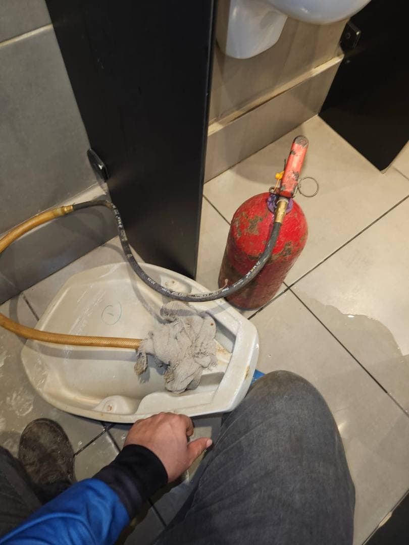 Desentupimento de vaso sanitario